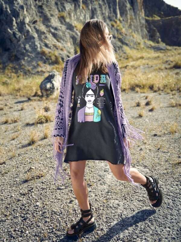 Vestido "Frida Forever" Gris - Imagen 2