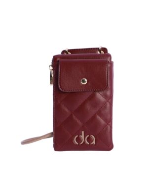Cartera Portamóvil Don Algodón Burdeos