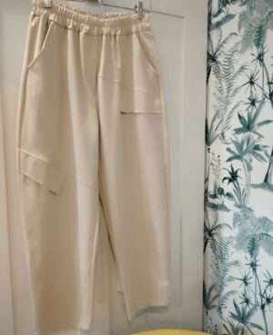 Pantalón Baggy Beige