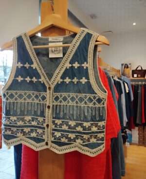Chaleco Denim Santorini