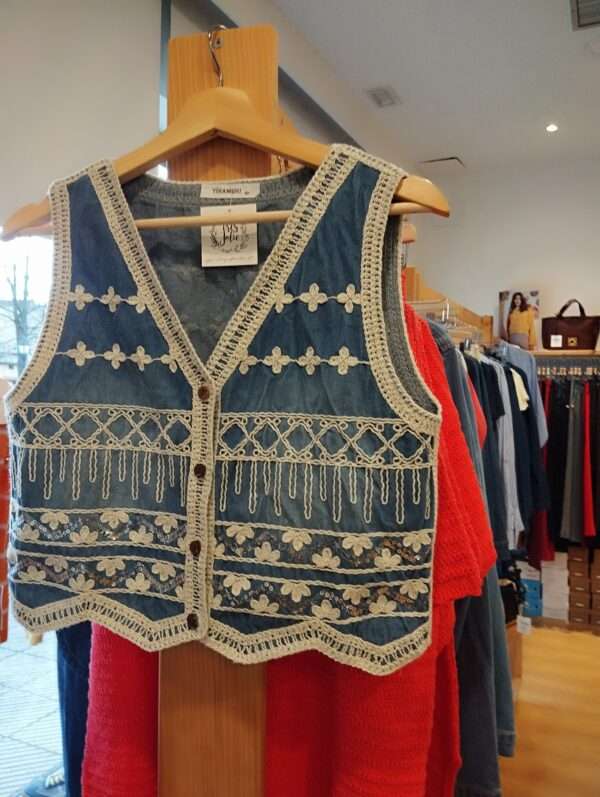Chaleco Denim Santorini