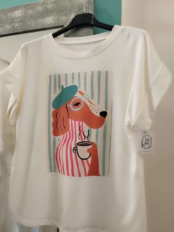 Camiseta Perrito Cafe