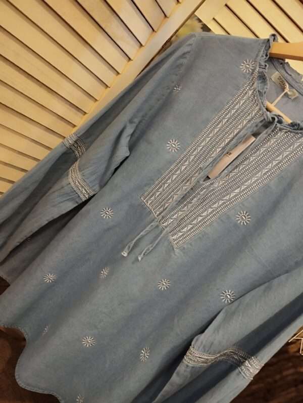 Blusa DENIM Boho - Imagen 2