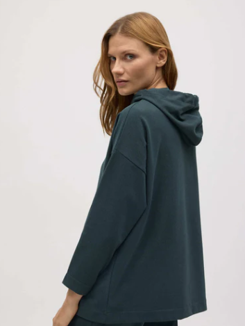 Sudadera capucha ajustable con textura - Imagen 2