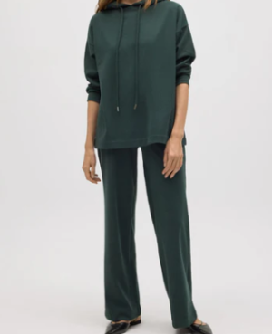 Pantalón recto con textura YSABEL MORA