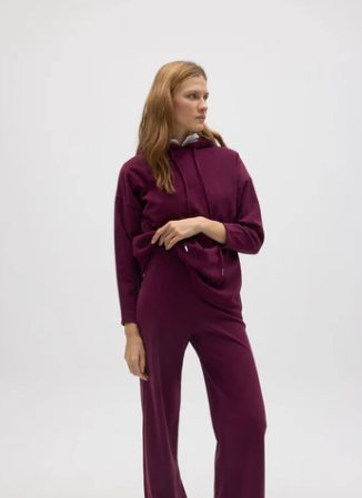 Sudadera capucha ajustable con textura - Imagen 2