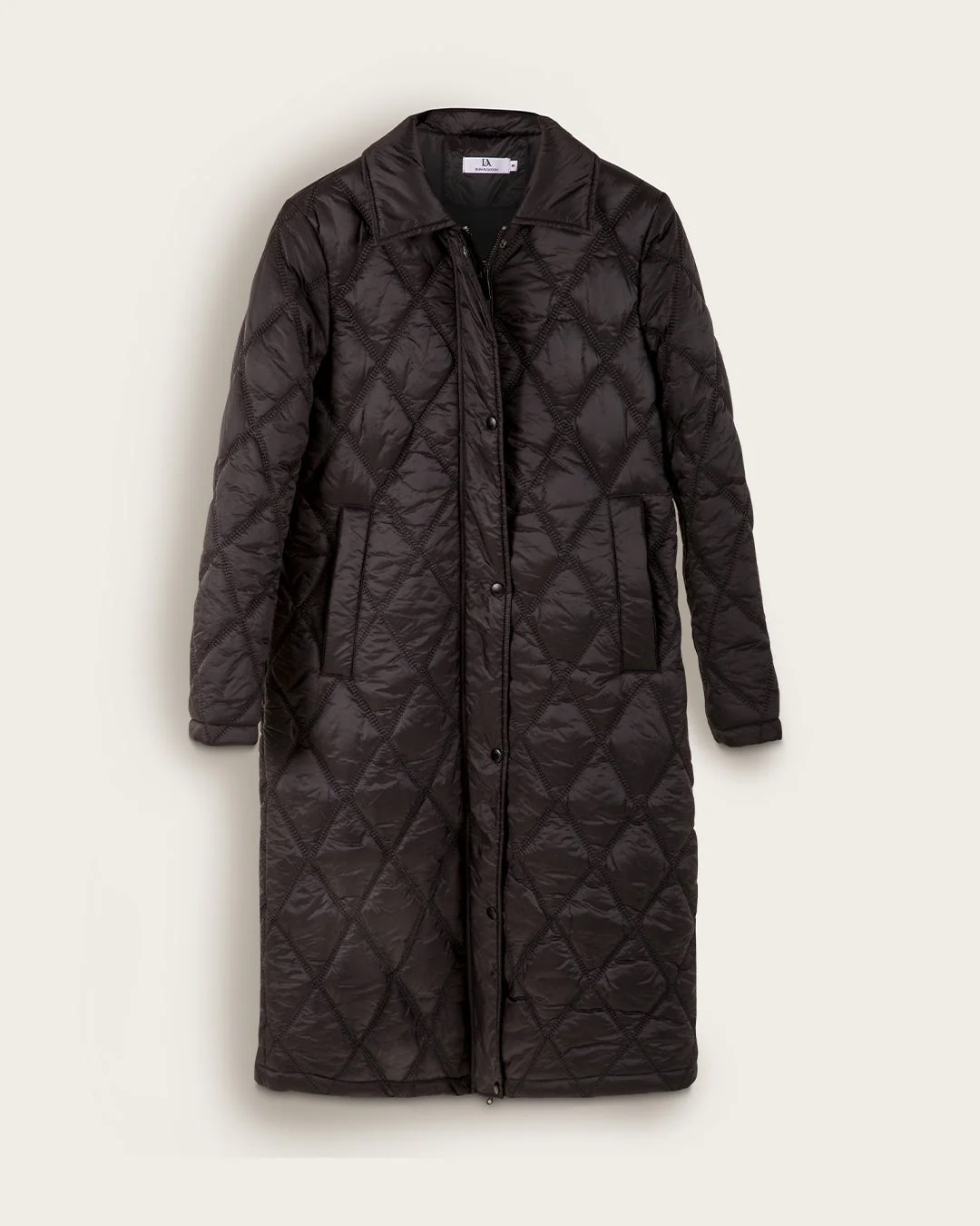 Abrigo Parka Don Algodon Negro