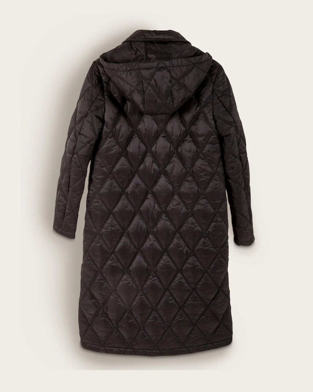 Abrigo Parka Don Algodon Negro - Imagen 2