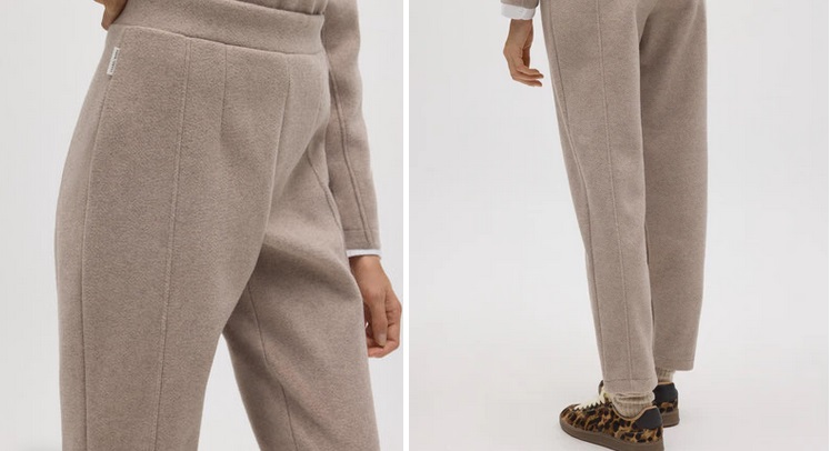 Pantalón cálido slim fit con estructura - Imagen 2